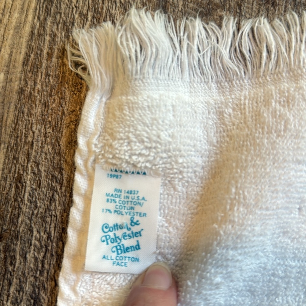 Vintage Set Of 6 Hand Guest Towels Christmas Holiday Fringe Cotton Embroidered - Picture 16 of 16